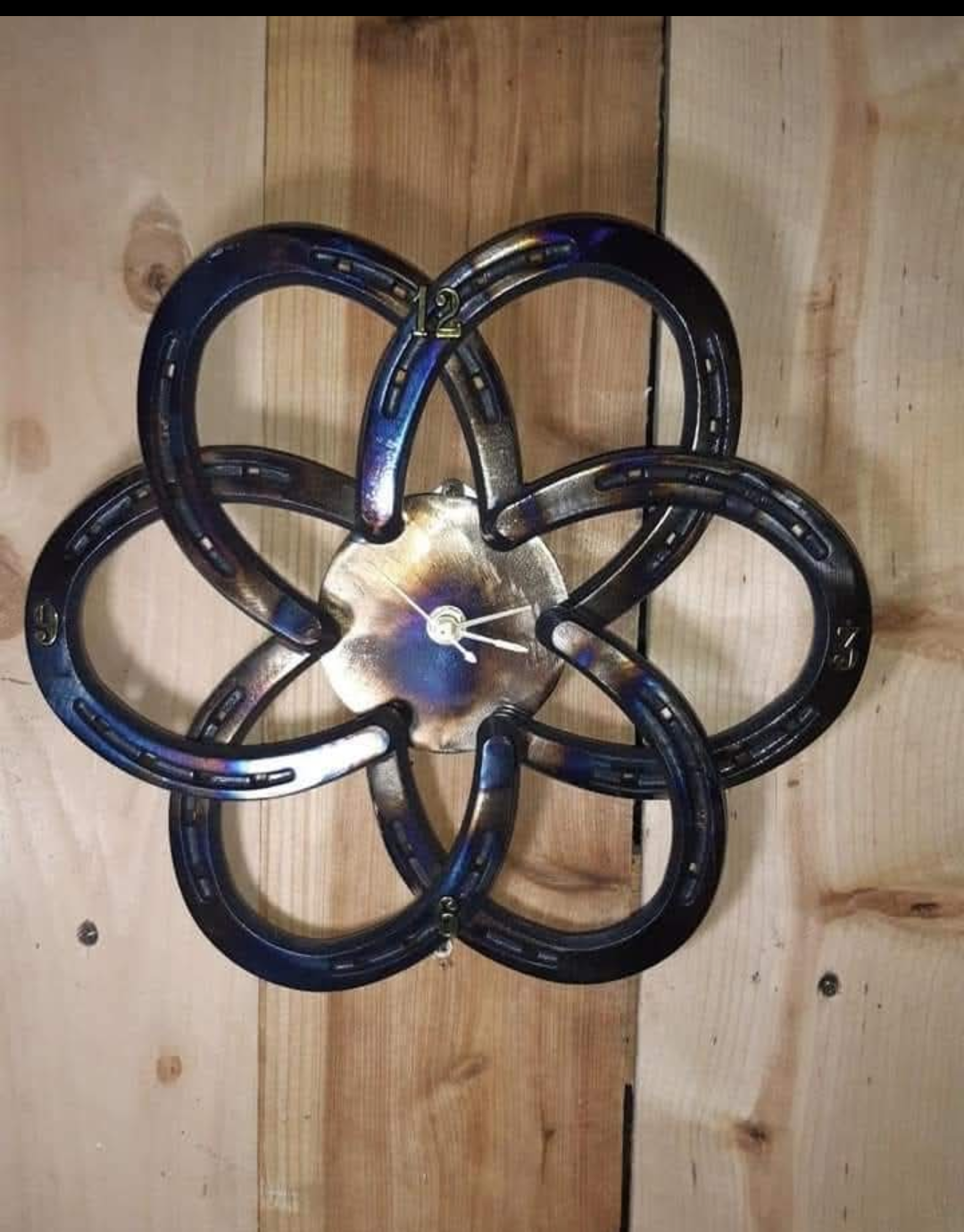 Horseshoe Wall Clock