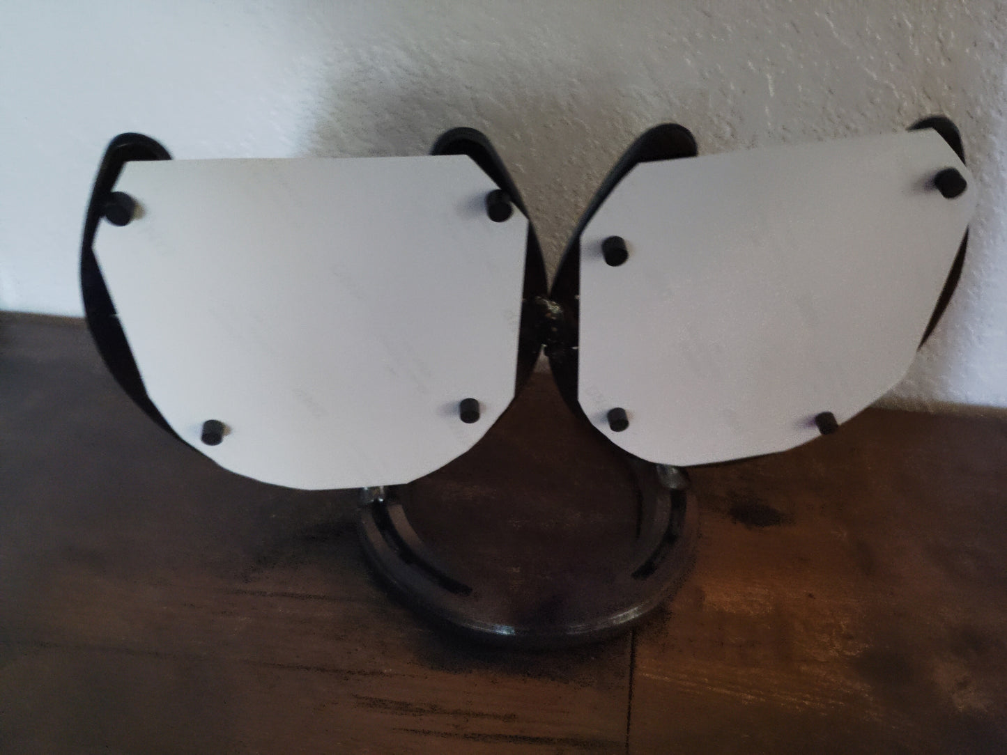 Horseshoe Picture Frame / Holder - ( 2 picture version)