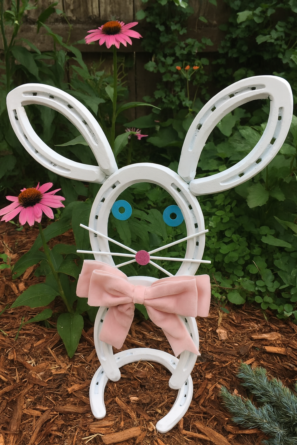 Horseshoe Easter Bunny Rabbit