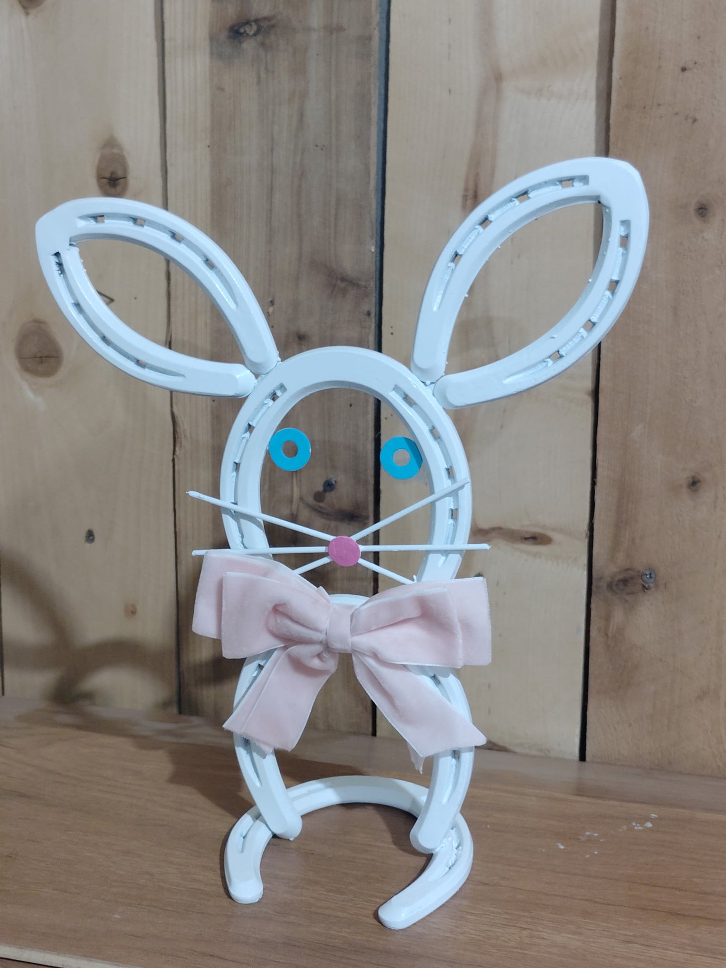Horseshoe Easter Bunny Rabbit