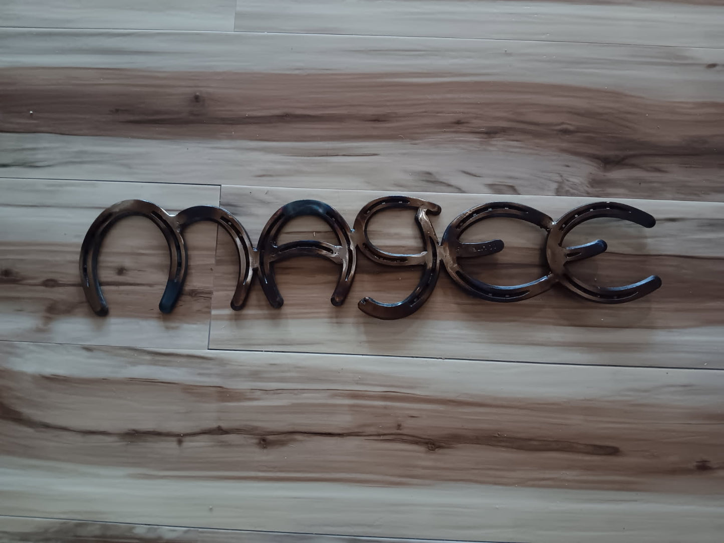 Personalized Custom Hanging Horseshoe Letter / Words / Names