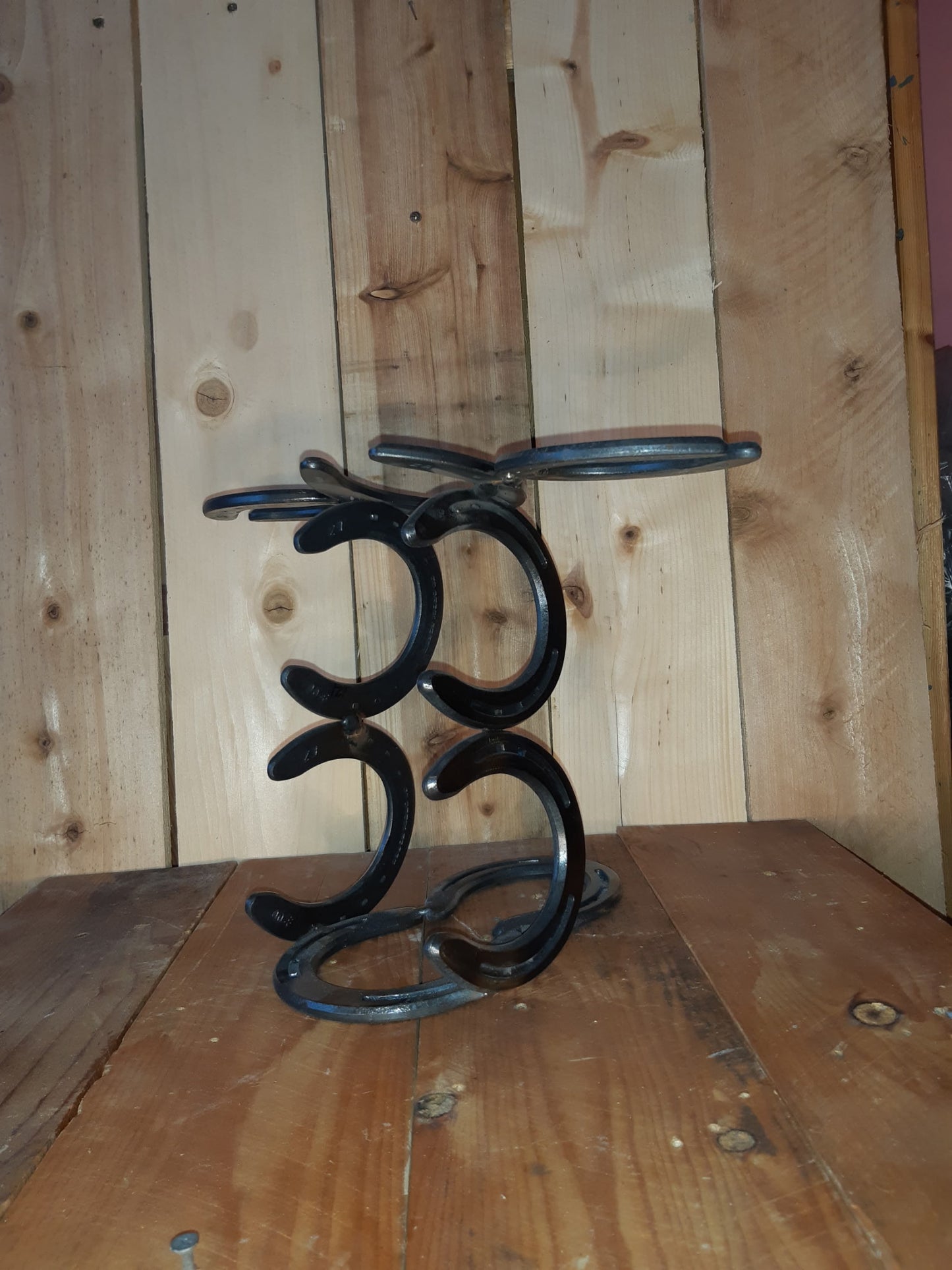 Horseshoe Wine Bottle for Two