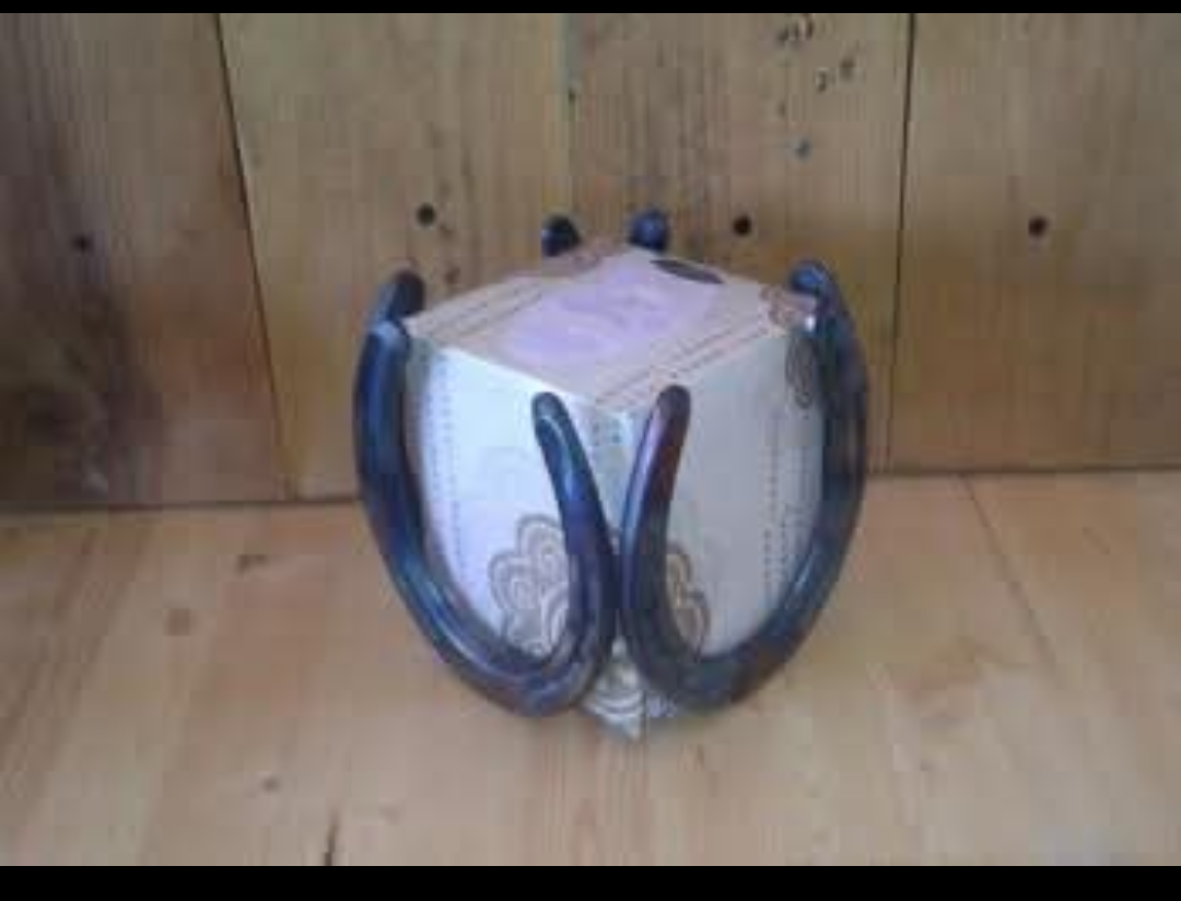 Horseshoe Tissue Box Holder