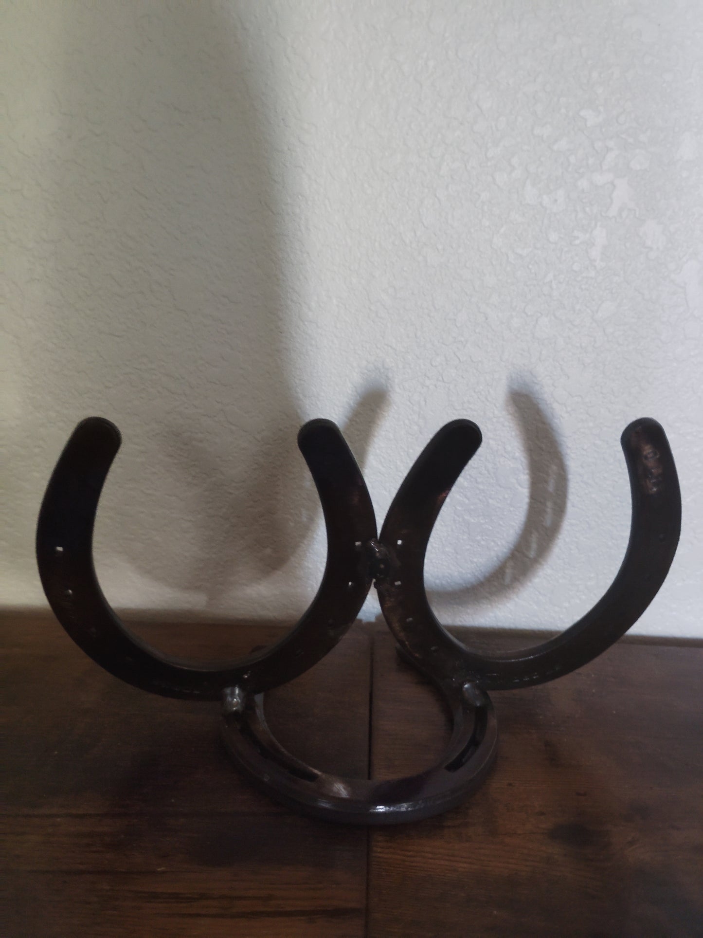 Horseshoe Picture Frame / Holder - ( 2 picture version)