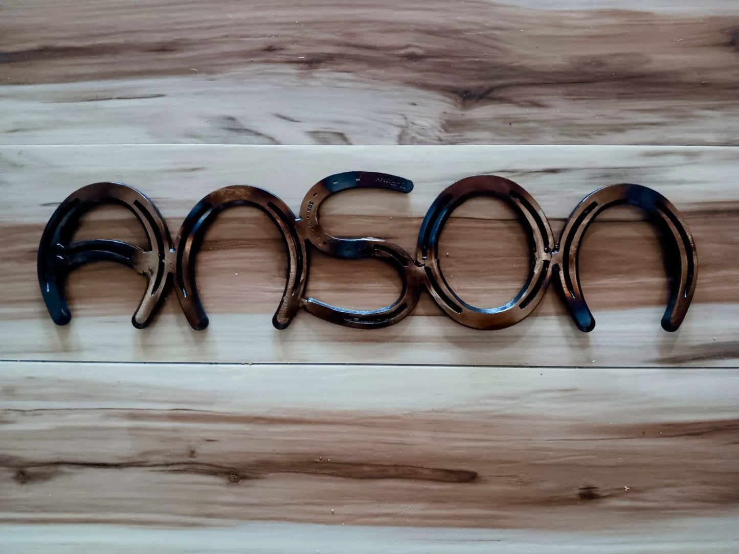 Personalized Custom Hanging Horseshoe Letter / Words / Names