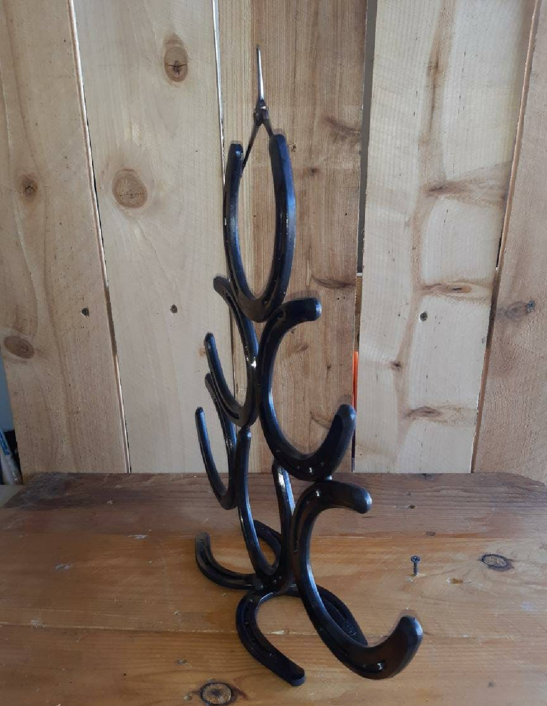 Horseshoe Lucky Christmas Xmas Tree 3 Tier