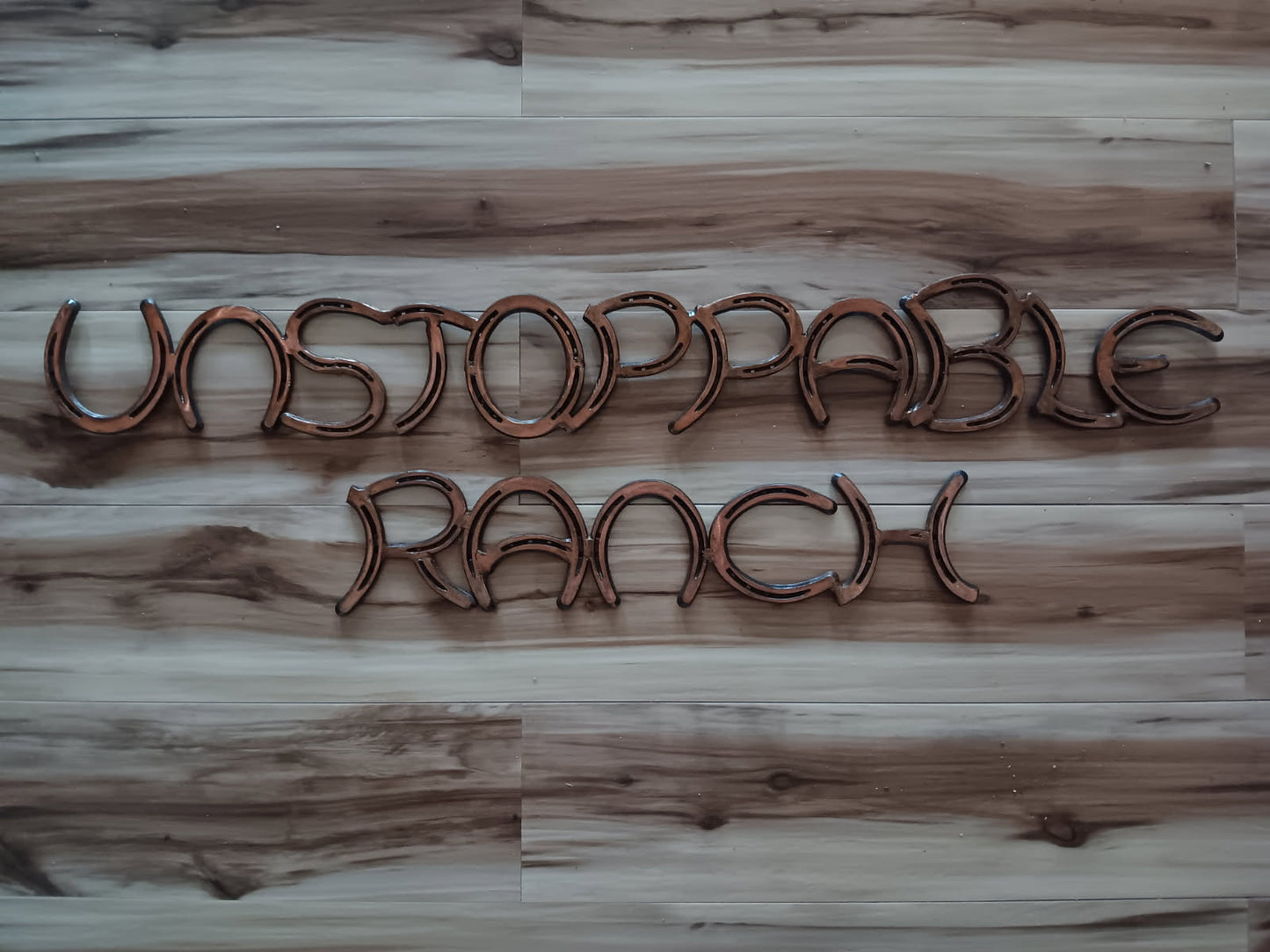 Personalized Custom Hanging Horseshoe Letter / Words / Names