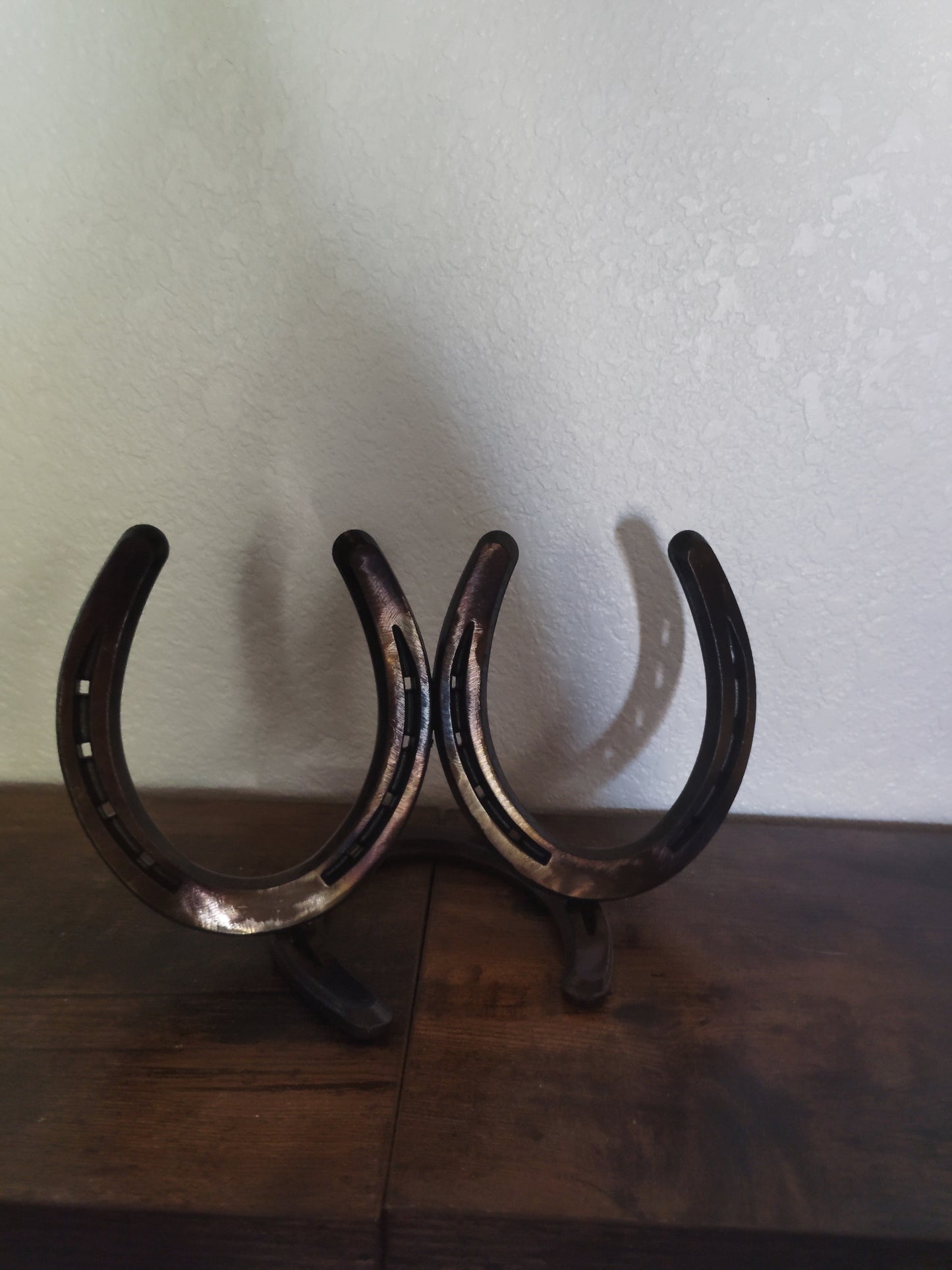 Horseshoe Picture Frame / Holder - ( 2 picture version)