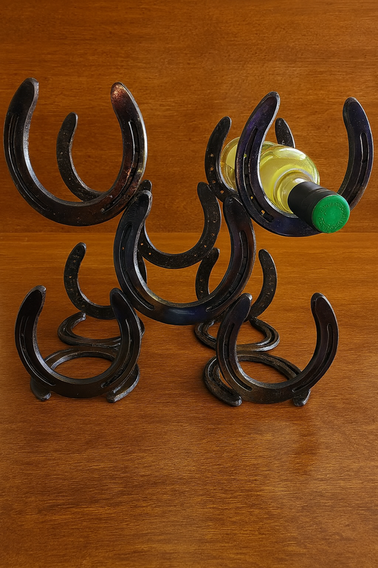 Horseshoe Five Wine Bottle Rack