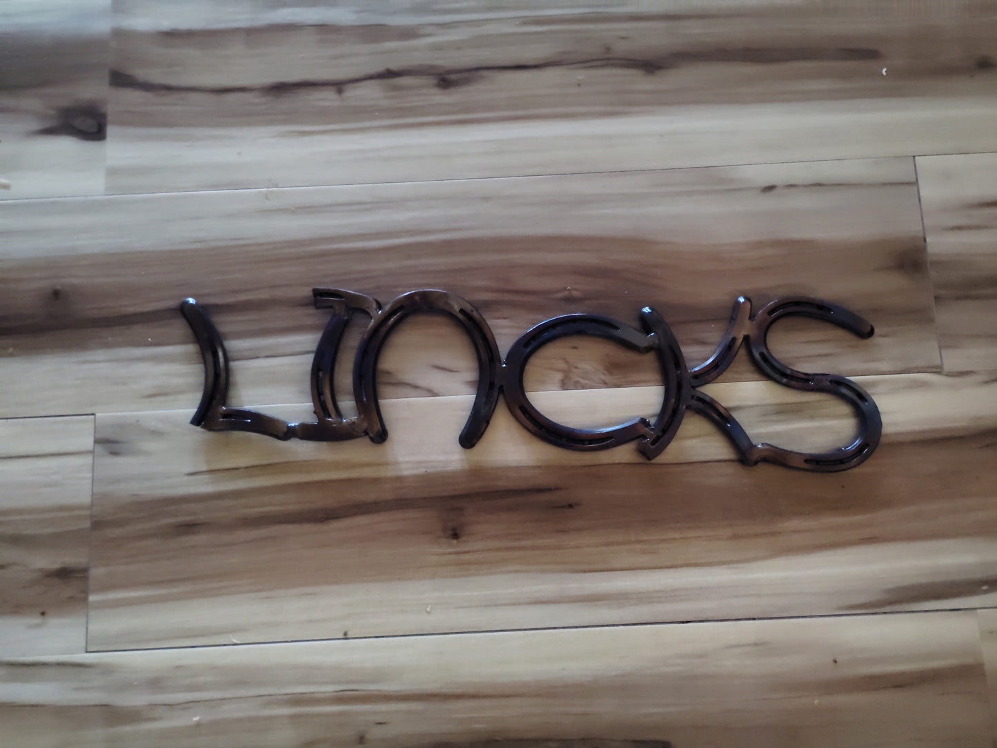 Personalized Custom Hanging Horseshoe Letter / Words / Names