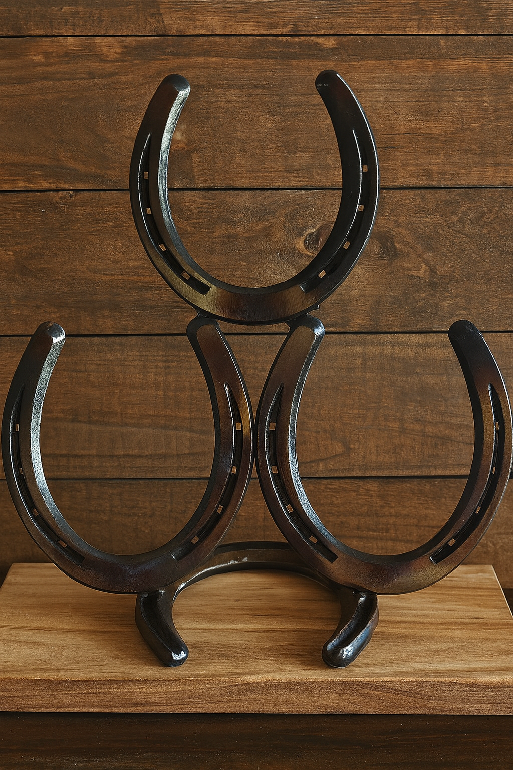 Horseshoe Picture Frame - ( 3 picture version)